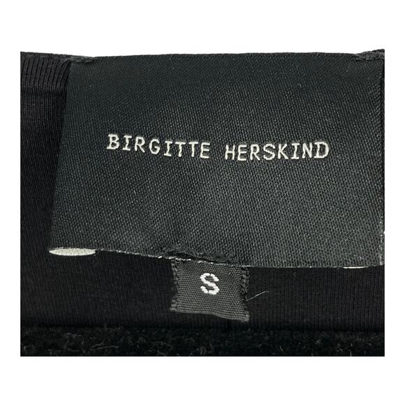 Birgitte Herskind Dress Ana v neck long sleeve bodycon jersey Small S - Picture 4 of 5